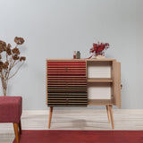 Comoda Verybox - Dresser 6, Stejar Sonoma, 90x40x90 cm
