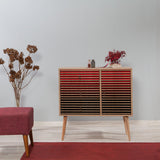 Comoda Verybox - Dresser 6, Stejar Sonoma, 90x40x90 cm