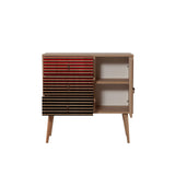 Comoda Verybox - Dresser 6, Stejar Sonoma, 90x40x90 cm