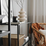 Consola Aida D100, Negru, 30x85x100 cm