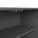 Consola Bufet Billie, Pal melaminat, 149x40x77 cm - Antracit-Sonoma