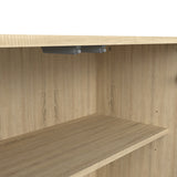 Consola Bufet Billie, Pal melaminat, 149x40x77 cm - Sonoma-Antracit