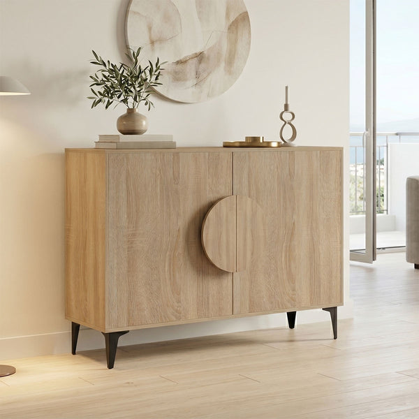 Consola Bufet Gora, Pal melaminat, 110x36x82 cm