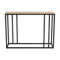 Consola Cansbia, Stejar-Negru, 100x25x75 cm, detaliu produs