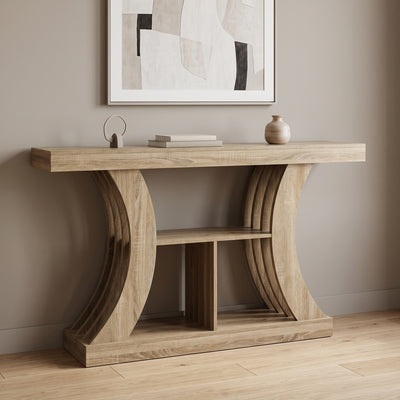 Consola Conde, Sonoma, 160x30x90 cm