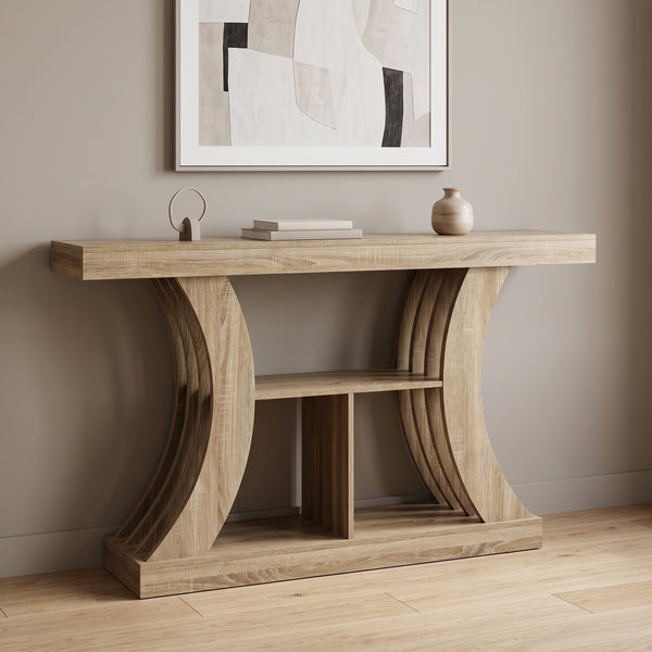 Consola Conde, Sonoma, 160x30x90 cm