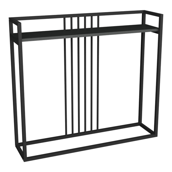 Consolă cu negru, Convida, Lemn, Stejar, 100x25x90 cm