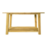 Consolă Decoza, Teak, Natur, 140x40x80 cm