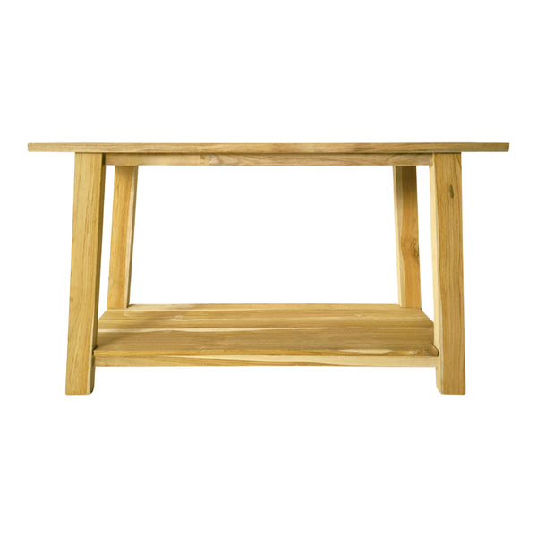 Consolă Decoza, Teak, Natur, 140x40x80 cm