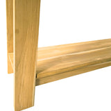 Consolă Decoza, Teak, Natur, 140x40x80 cm