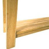 Consolă Decoza, Teak, Natur, 140x40x80 cm, perspectiva suplimentara