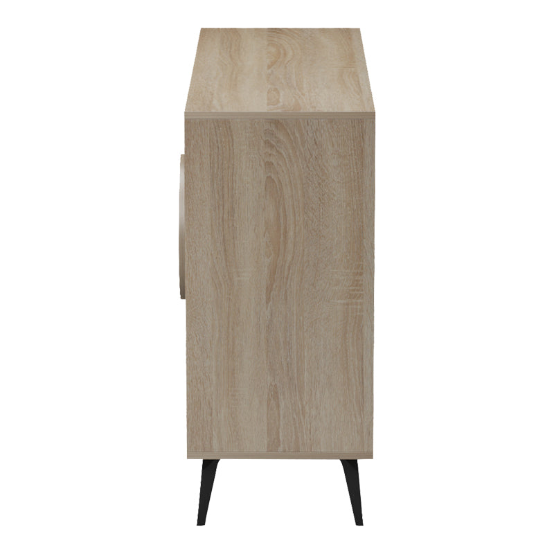 Consolă Bufet Gora, sonoma, 110x36x82 cm - Sonoma+Dark Grey(Anthracite)