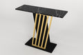 Consola Gravity Negru, Auriu 90x77x30 cm
