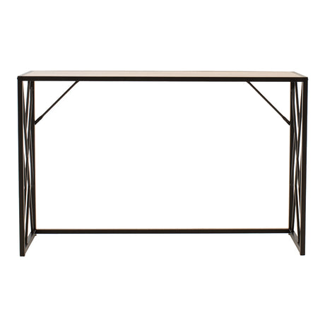 Consola Ivy, nuc - neagra, 120x35x75 cm