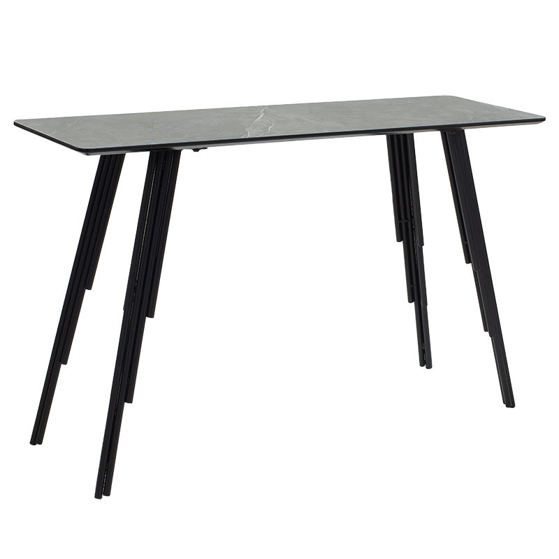 Consolă Lifo, Gri inchis ciment-negru, 120x40x75 cm