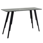 Consolă Lifo, Gri inchis ciment-negru 120x40x75 cm