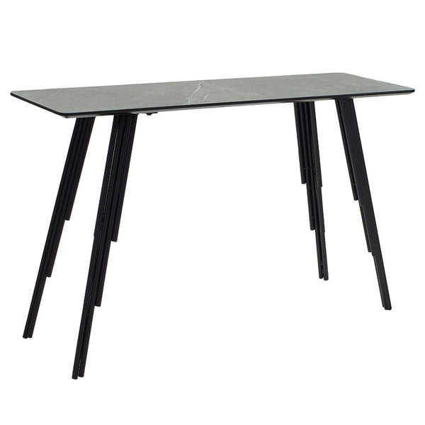 Consolă Lifo, Gri inchis ciment-negru, 120x40x75 cm