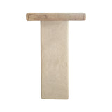 Consola Marila, Lemn de brad, Natural, 100x38x80 cm