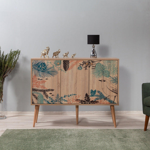 Consolă Mega -  Console 5, Stejar Sonoma, 90x60x120 cm