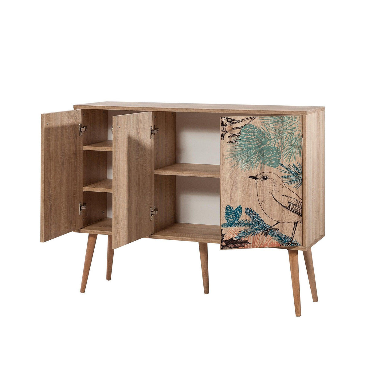 Consolă Mega -  Console 5, Stejar Sonoma, 90x60x120 cm