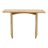 Consolă Mende, Lemn Masiv de Acacia, Natur, 110x50x76 cm, detaliu produs
