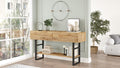Consola ML23-A, Stejar, 139x76x43 cm