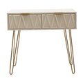 Consolă Model Isla, Alb/Auriu, 80x39x74 cm, detaliu produs