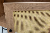 Consola Nala 160 Howard, negru - natural, 160x40 cm - Natural