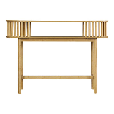 Consolă Nodial /Bambus, Natural, 120x39x85 cm, imagine suplimentara