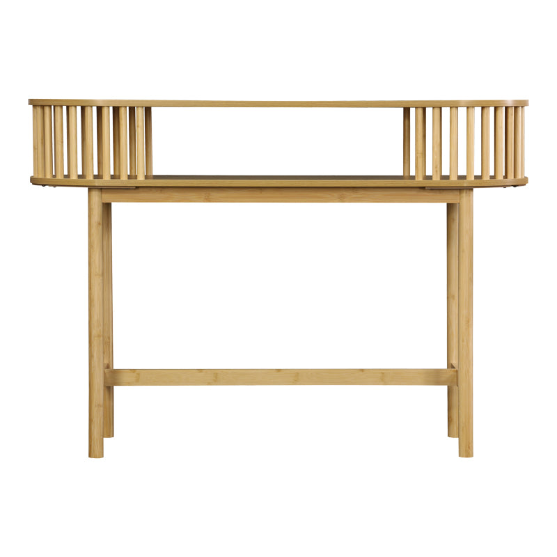 Consolă Nodial /Bambus, Natural, 120x39x85 cm, imagine suplimentara