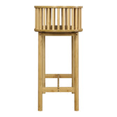 Consolă Nodial /Bambus, Natural, 120x39x85 cm, detaliu produs