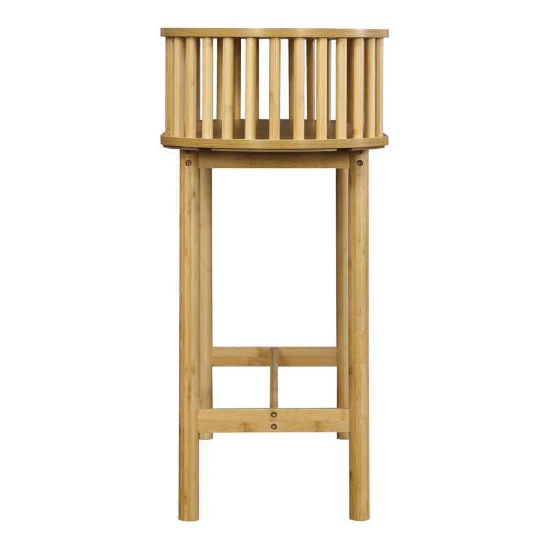 Consolă Nodial /Bambus, Natural, 120x39x85 cm, detaliu produs