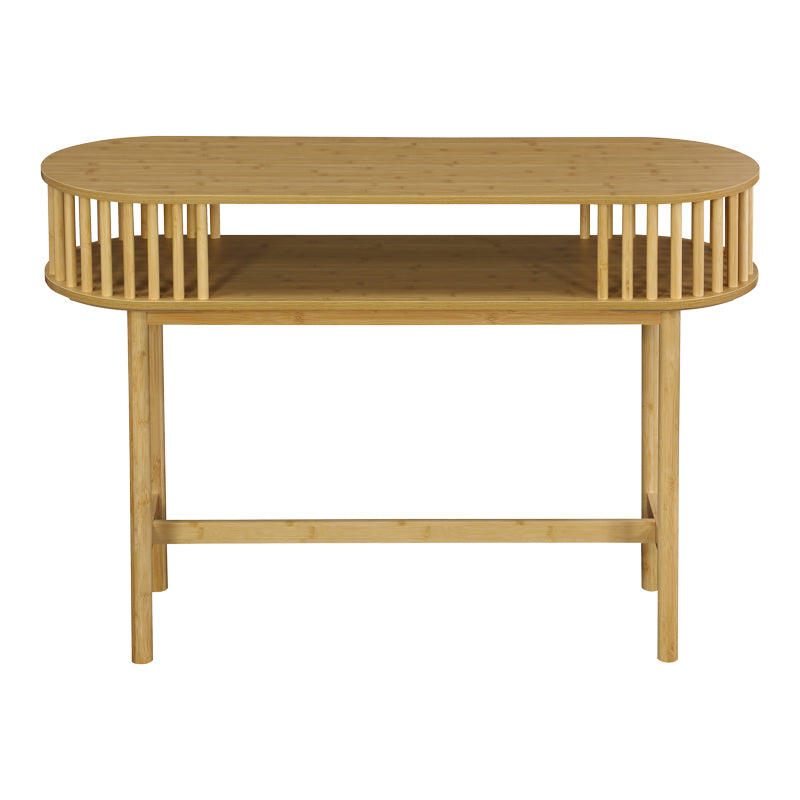 Consolă Nodial /Bambus, Natural, 120x39x85 cm, perspectiva suplimentara