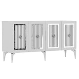 Consola Nora Olivia, alb - argintiu - antracit - argintiu, 150x40 cm - White
Silver