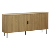 Consolă Scandi MDF, Natural, 170x45x80 cm, imagine suplimentara
