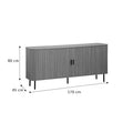 Consolă Scandi MDF, Natural, 170x45x80 cm, foto produs 6