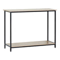 Consola Shima, Stejar-Negru, 106x35x81 cm, Negru-Stejar, imagine principală, PAL melaminat, metal, pentru locuință
