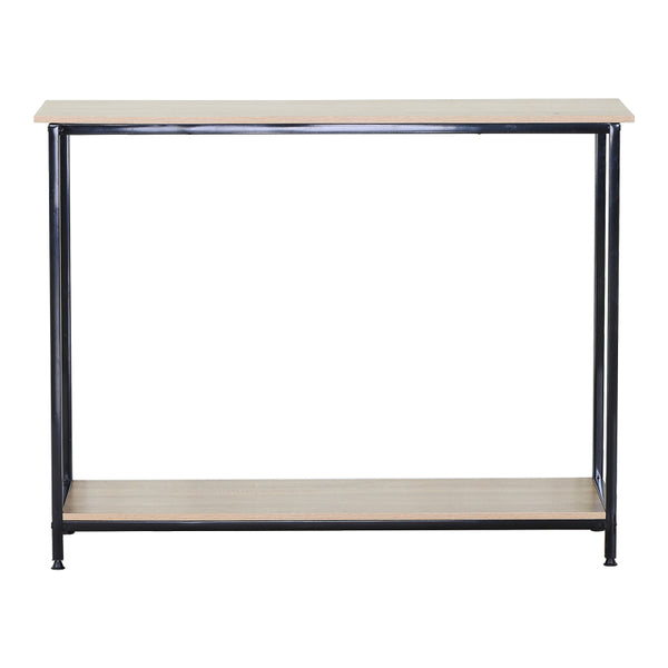 Consola Shima, Stejar-Negru, 106x35x81 cm