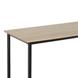 Consola Shima, Stejar-Negru, 106x35x81 cm