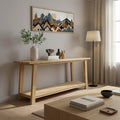Consolă, Teak, 200x40x80 cm