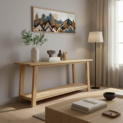Consolă, Teak, 200x40x80 cm