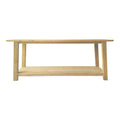 Consolă, Teak, Natur, 200x40x80 cm, imagine suplimentara