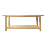 Consolă, Teak, Natur, 200x40x80 cm