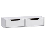 Consolă-toaleta suspendata Alberto, Diverse culori, 100x32x22 cm - Alb