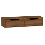 Consolă-toaleta suspendata Alberto, Diverse culori, 100x32x22 cm - Nuc