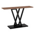 Consolă Wirmo nuca meamine-negru, 110x30x80 cm
