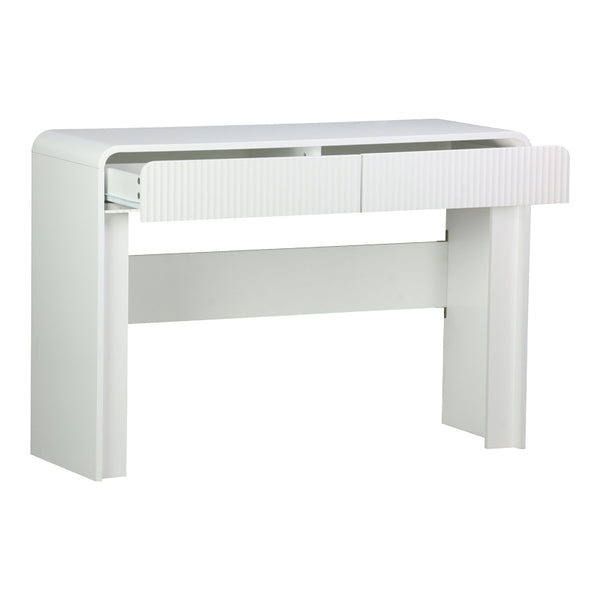 Consola Zaplen din MDF, Alb, 110x38x75 cm