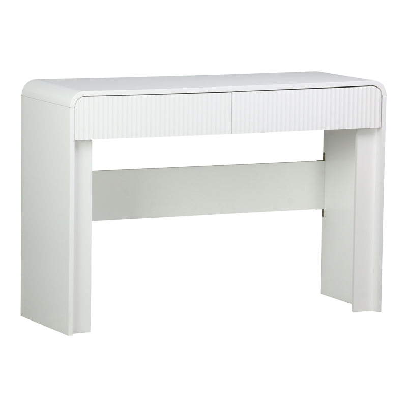 Consola Zaplen din MDF, Alb, 110x38x75 cm