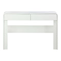 Consola Zaplen din MDF, Alb, 110x38x75 cm, detaliu finisaj, MDF, PAL melaminat, lemn, pentru locuință