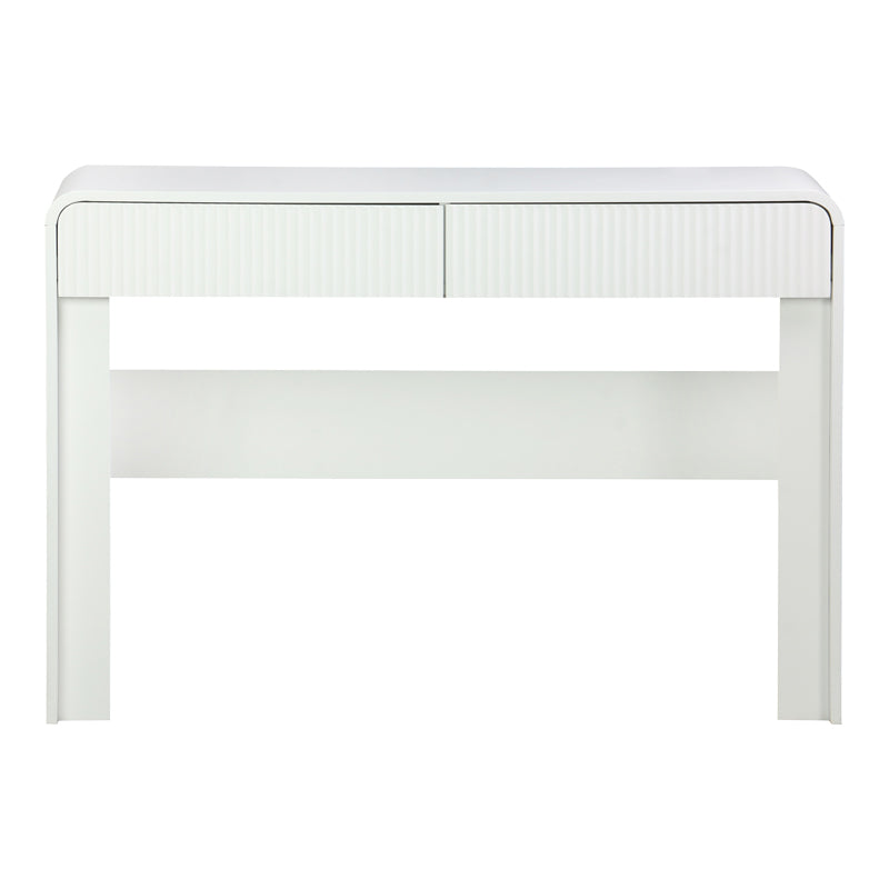 Consola Zaplen din MDF, Alb, 110x38x75 cm